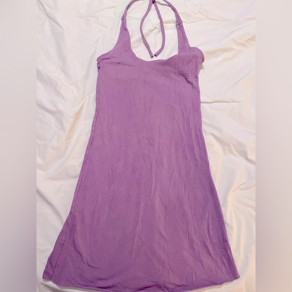 Bamboo halter dress